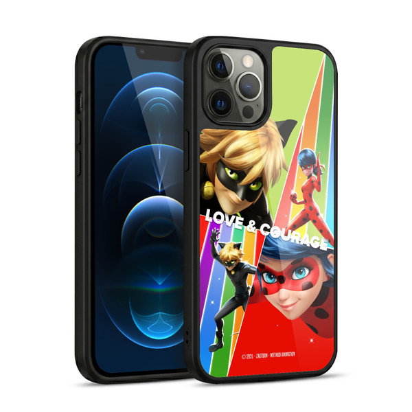 Miraculous Ladybug Graphics Love & Courage Gel Armour Case For Apple iPhone 12 Pro Max