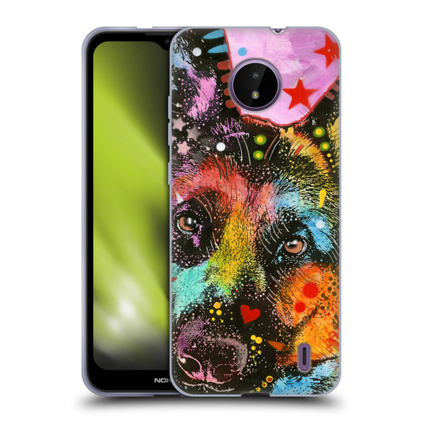 Dean Russo Dogs German Shepherd Soft Gel Case for Nokia C10 / C20