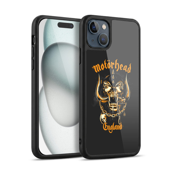 Motorhead Logo Warpig England Gel Armour Case For Apple iPhone 15 Plus