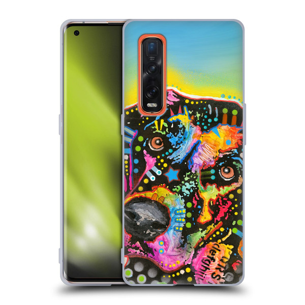 Dean Russo Dogs Labrador Soft Gel Case for OPPO Find X2 Pro 5G