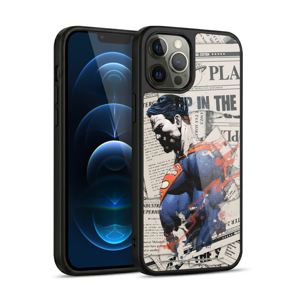 Superman DC Comics 80th Anniversary Newspaper Gel Armour Case For Apple iPhone 12 Pro Max