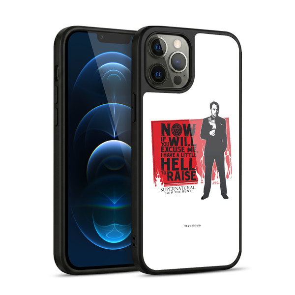 Supernatural Graphic Sam, Dean & Castiel Gel Armour Case For Apple iPhone 12 Pro Max