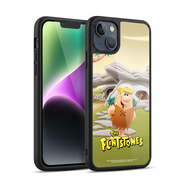 The Flintstones Characters Barney Rubble Gel Armour Case For Apple iPhone 14 Plus
