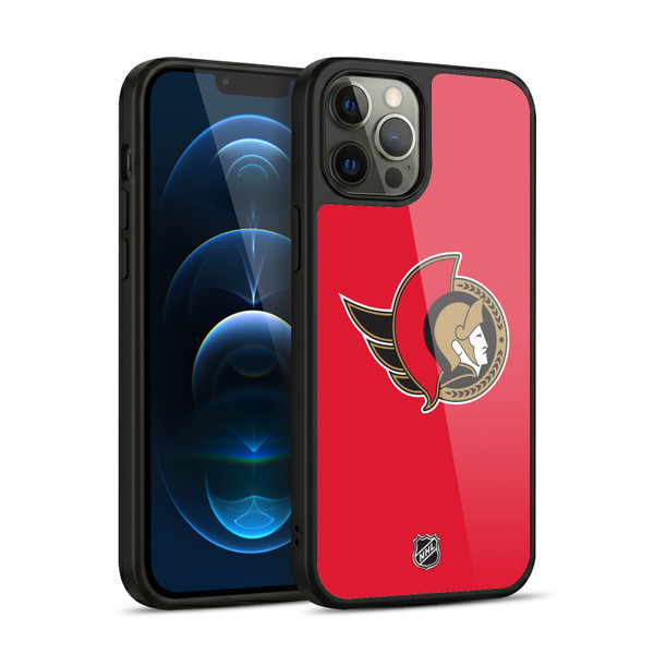 NHL Ottawa Senators Plain Gel Armour Case For Apple iPhone 12 Pro Max