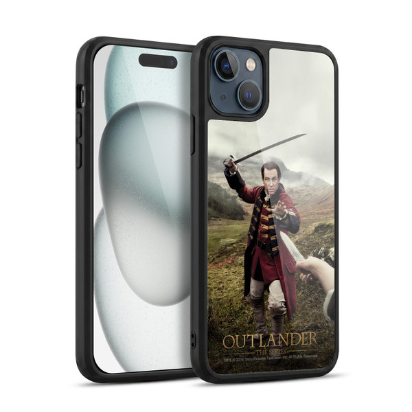 Outlander Characters Jonathan Randall In Action Gel Armour Case For Apple iPhone 15 Plus