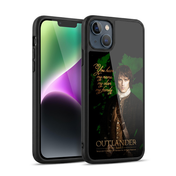 Outlander Portraits Jamie Gel Armour Case For Apple iPhone 14 Plus