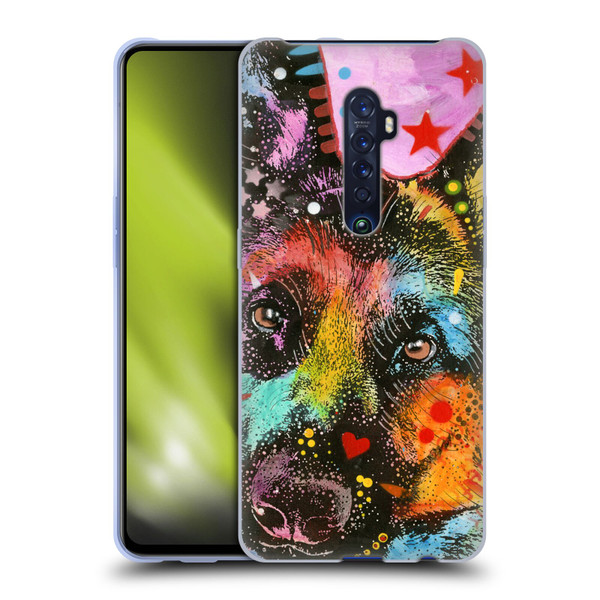 Dean Russo Dogs German Shepherd Soft Gel Case for OPPO Reno 2
