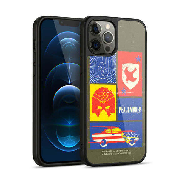 Peacemaker: Television Series Graphics Icons Gel Armour Case For Apple iPhone 12 Pro Max