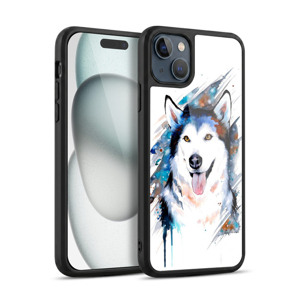 Pixie Cold Animals Husky Gel Armour Case For Apple iPhone 15 Plus