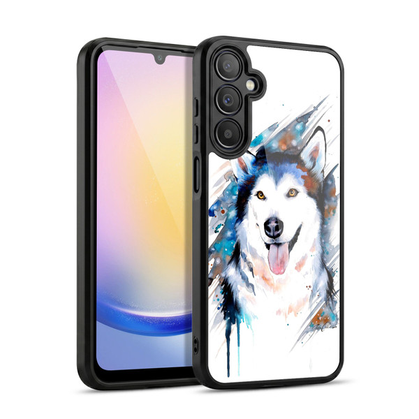 Pixie Cold Animals Husky Gel Armour Case For Samsung Galaxy A25 5G