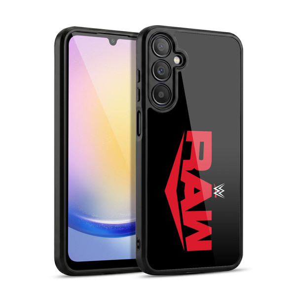 WWE TV Program Logo Raw Gel Armour Case For Samsung Galaxy A25 5G