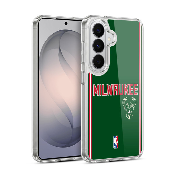 NBA Milwaukee Bucks Logo Retro Design Soft Gel Case for Samsung Galaxy S26 Plus