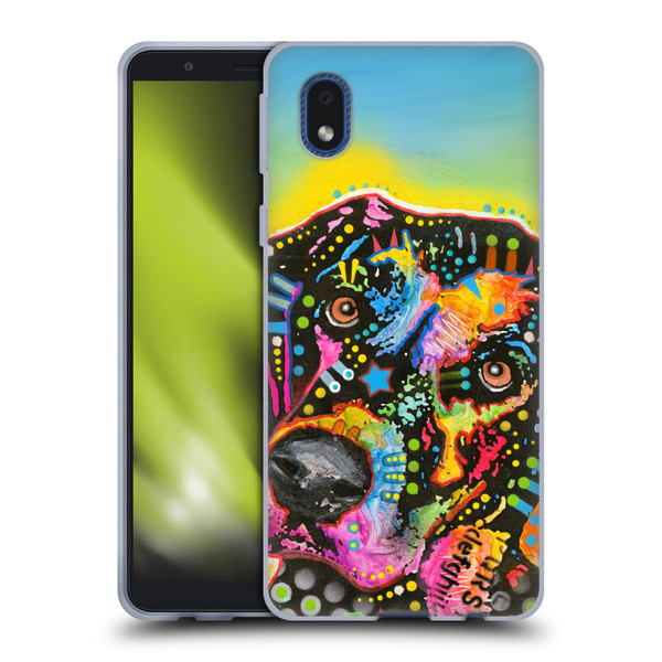 Dean Russo Dogs Labrador Soft Gel Case for Samsung Galaxy A01 Core (2020)