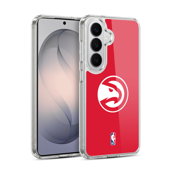 NBA Atlanta Hawks Logo Red Soft Gel Case for Samsung Galaxy S26 Plus