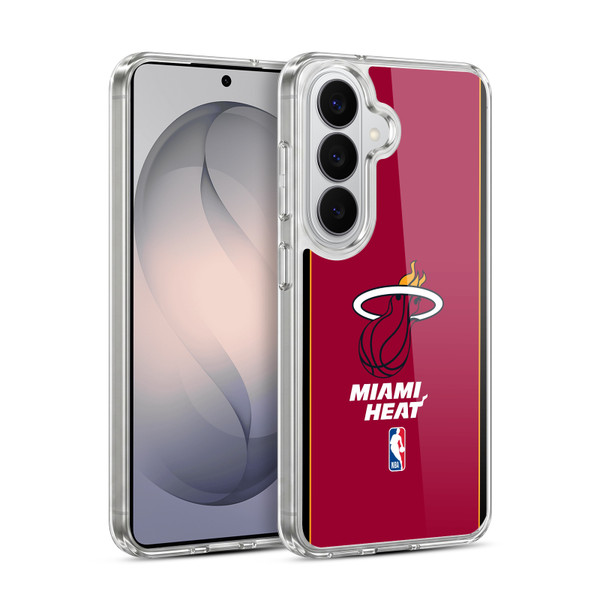 NBA Miami Heat Logo Red Design Soft Gel Case for Samsung Galaxy S26 Plus