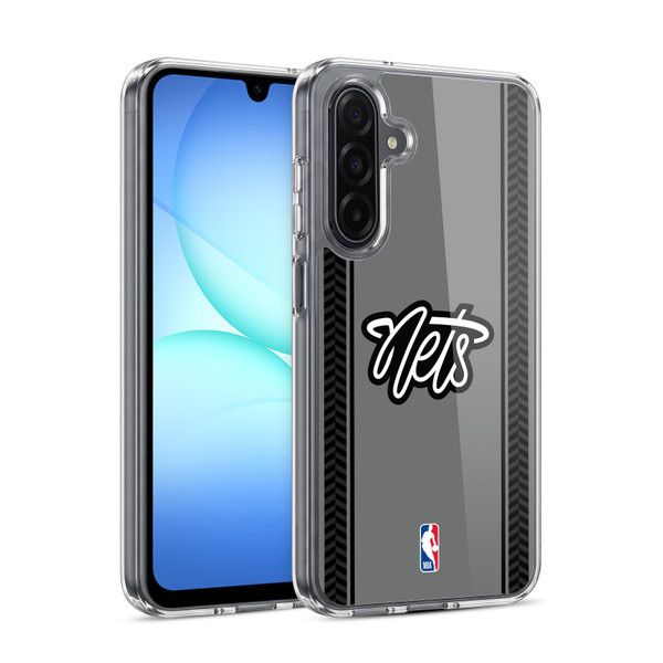 NBA Brooklyn Nets Logo Gray Design Soft Gel Case for Samsung Galaxy A17 4G / 5G