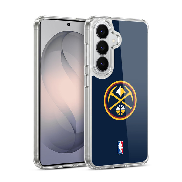 NBA Denver Nuggets Logo Midnight Blue Soft Gel Case for Samsung Galaxy S26 Plus