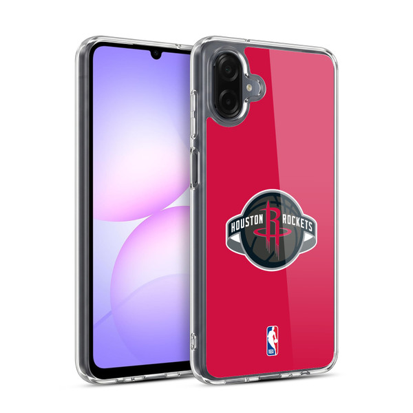 NBA Houston Rockets Logo Red Soft Gel Case for Samsung Galaxy A07 4G