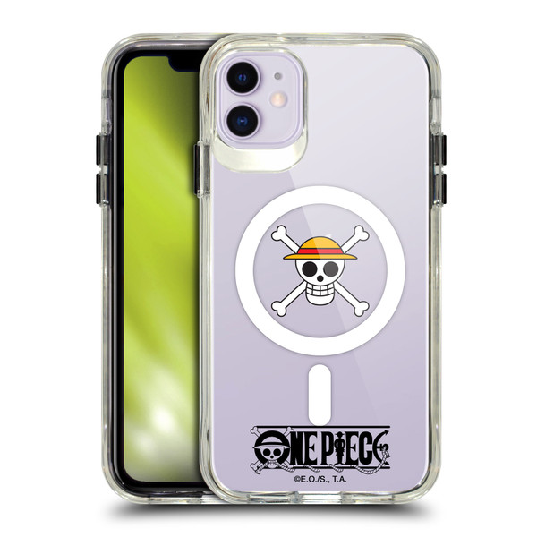One Piece Graphic Art Classic Crew Logo Symbol SHOCKPROOF BUMPER CASE COMPATIBLE WITH Apple iPhone 11 & MAGSAFE