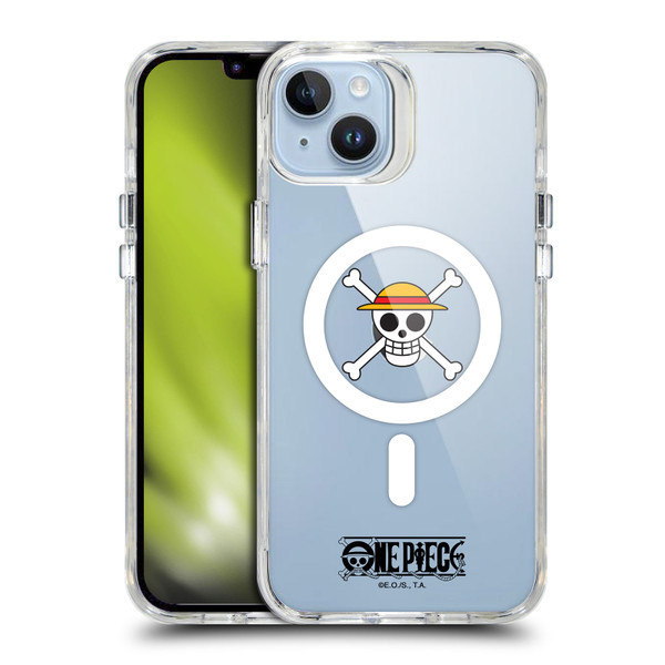 One Piece Graphic Art Classic Crew Logo Symbol SHOCKPROOF BUMPER CASE COMPATIBLE WITH Apple iPhone 14 Plus & MAGSAFE