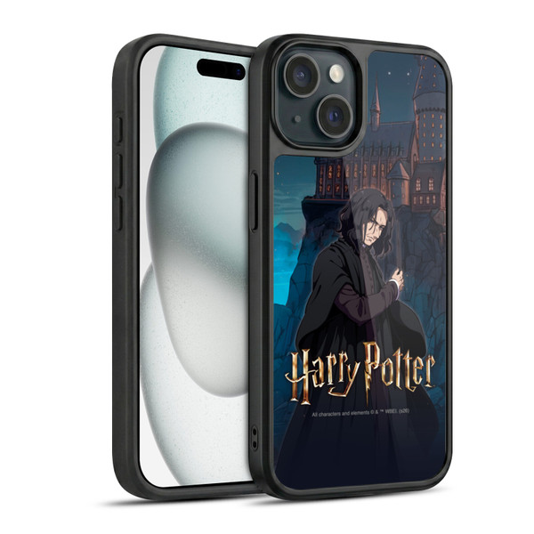 Harry Potter Anime Celebration Severus Snape Gel Armour Case For Apple iPhone 15