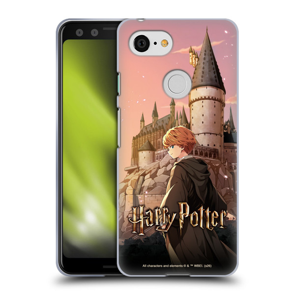 Harry Potter Anime Celebration Ron Weasley Soft Gel Case for Google Pixel 3