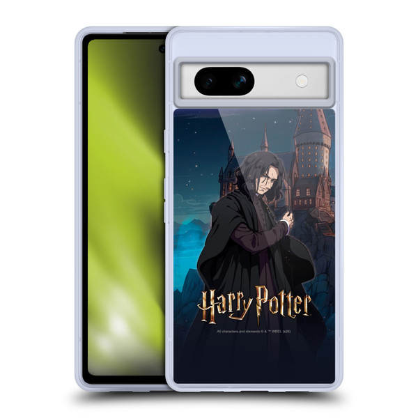 Harry Potter Anime Celebration Severus Snape Soft Gel Case for Google Pixel 7a