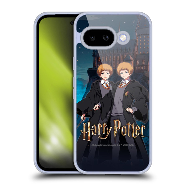 Harry Potter Anime Celebration Fred and George Weasley Soft Gel Case for Google Pixel 9A