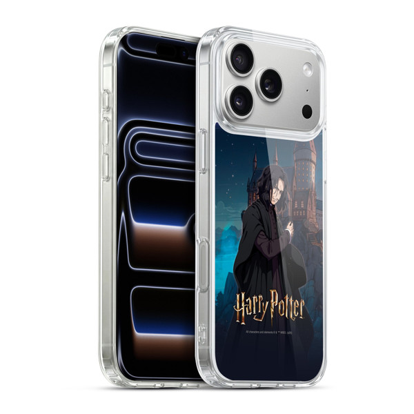 Harry Potter Anime Celebration Severus Snape Soft Gel Case for Apple iPhone 17 Pro Max