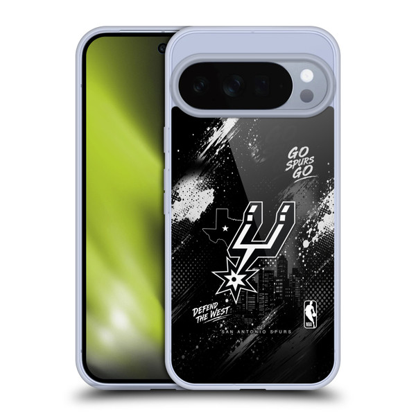 NBA San Antonio Spurs Monochrome Soft Gel Case for Google Pixel 10 Pro XL