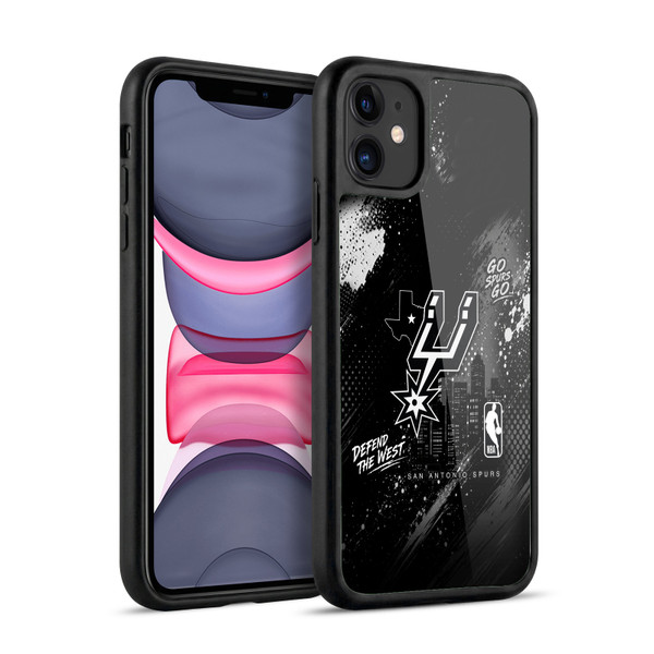 NBA San Antonio Spurs Monochrome Gel Armour Case For Apple iPhone 11