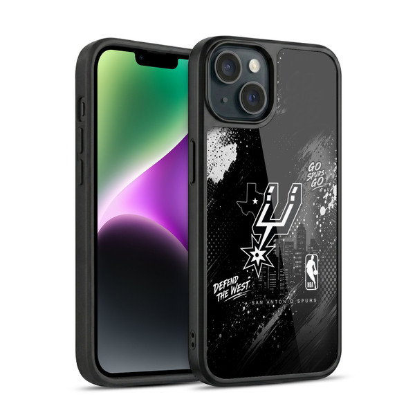 NBA San Antonio Spurs Monochrome Gel Armour Case For Apple iPhone 14