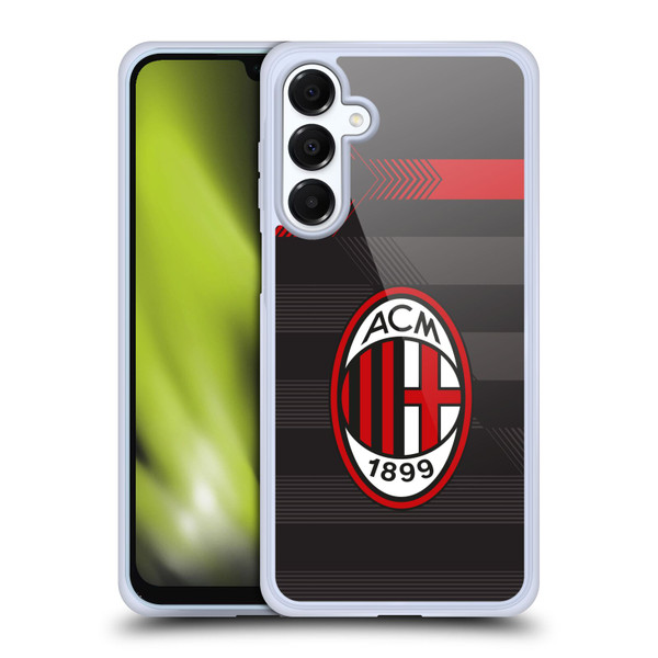 AC Milan 2017/18 Crest Kit Third Soft Gel Case for Samsung Galaxy A16 5G & MagSafe
