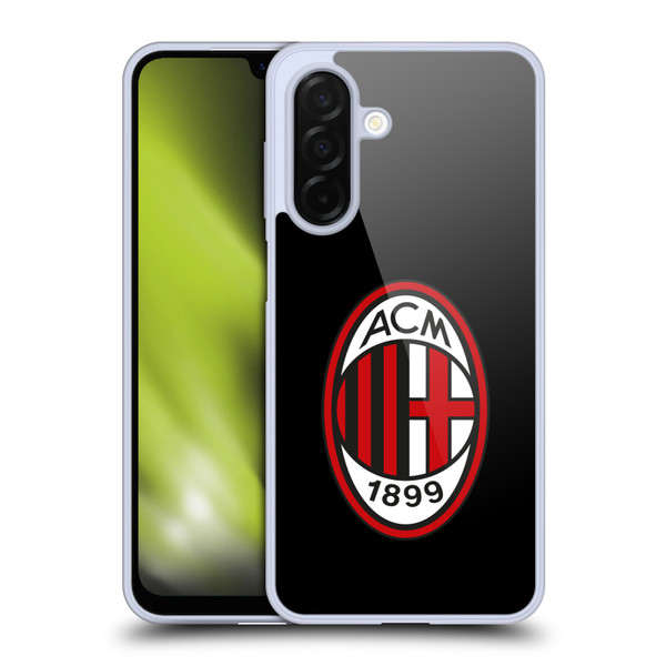 AC Milan Crest Full Colour Black Soft Gel Case for Samsung Galaxy A26 5G