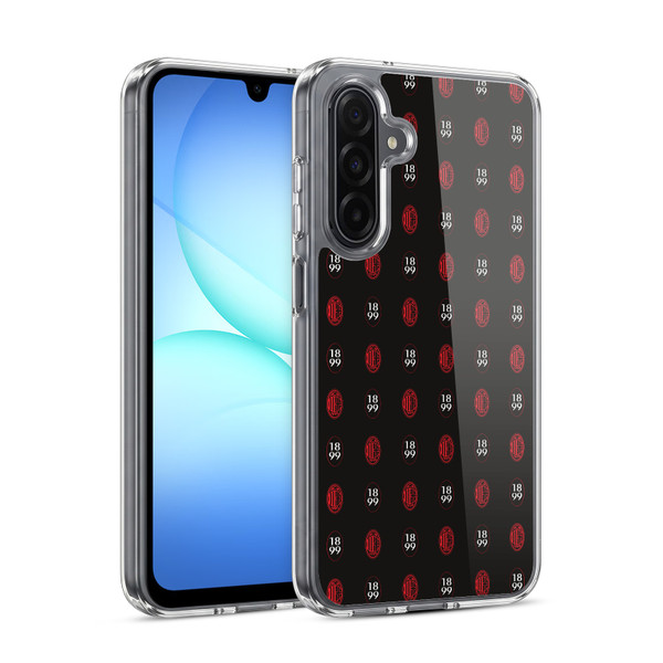 AC Milan Art Pattern Logo Soft Gel Case for Samsung Galaxy A17 4G / 5G