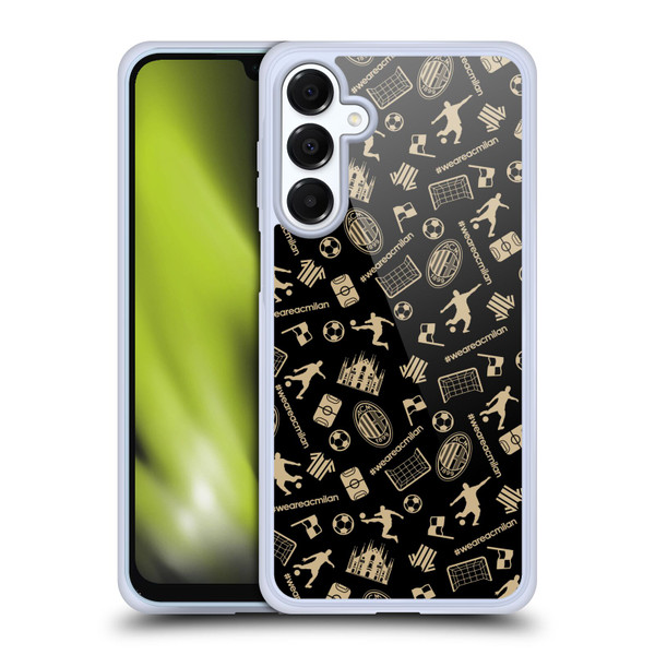 AC Milan Children Pattern Soft Gel Case for Samsung Galaxy A16 5G & MagSafe