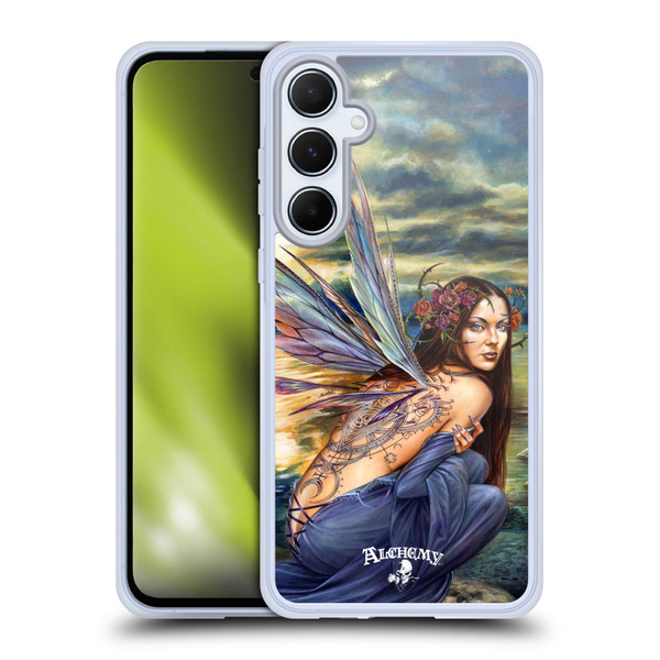 Alchemy Gothic Wing Sylundine Soft Gel Case for Samsung Galaxy A55 5G