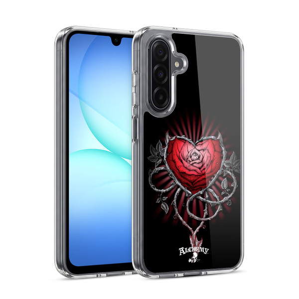 Alchemy Gothic Graphic Art Devils Rose Soft Gel Case for Samsung Galaxy A17 4G / 5G