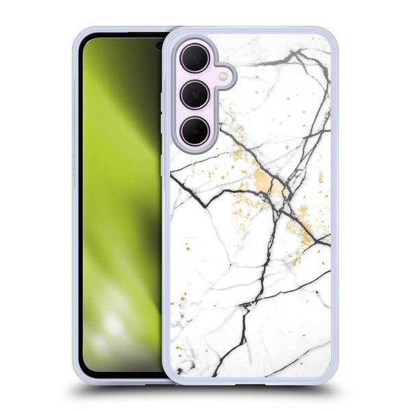Alyn Spiller Marble Plain Soft Gel Case for Samsung Galaxy A35 5G