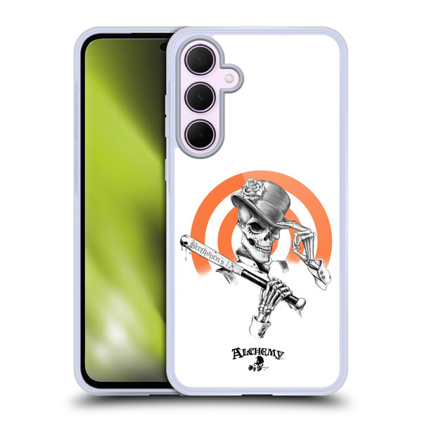 Alchemy Gothic Skull Dead Droog Soft Gel Case for Samsung Galaxy A35 5G