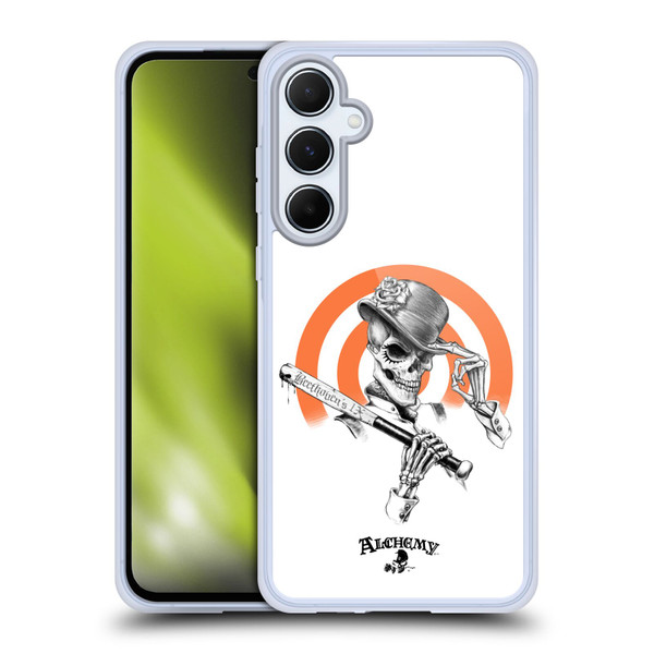 Alchemy Gothic Skull Dead Droog Soft Gel Case for Samsung Galaxy A55 5G