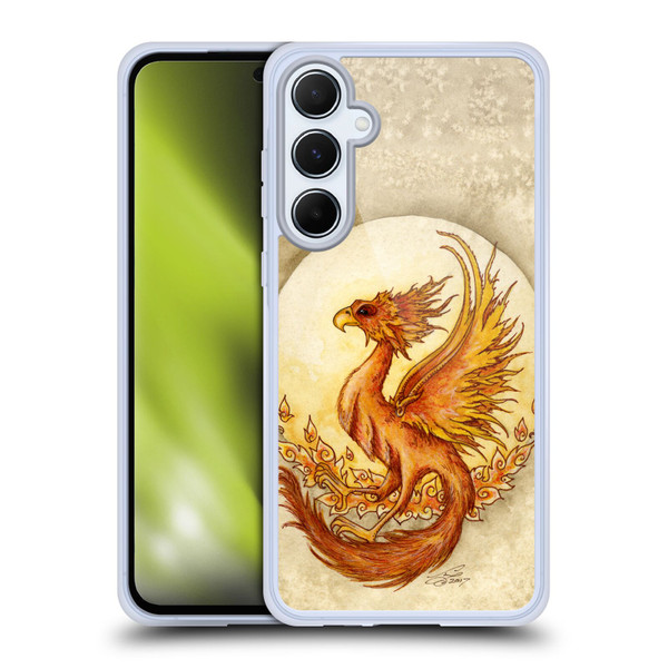 Amy Brown Mythical Fire Element Soft Gel Case for Samsung Galaxy A55 5G