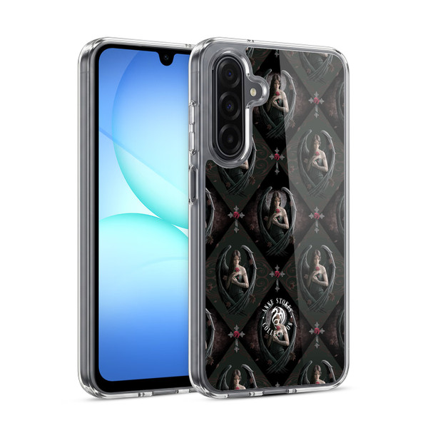 Anne Stokes Angels Rose Pattern Soft Gel Case for Samsung Galaxy A17 4G / 5G