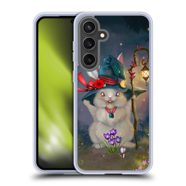 Ash Evans Graphics Magic Bunny Soft Gel Case for Samsung Galaxy S24 FE & MagSafe