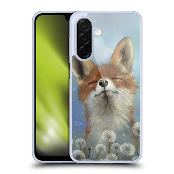 Ash Evans Animals Dandelion Fox Soft Gel Case for Samsung Galaxy A26 5G