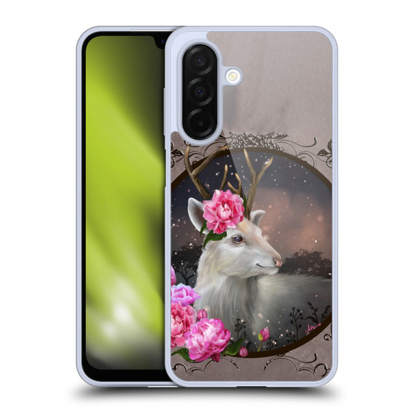 Ash Evans Animals White Deer Soft Gel Case for Samsung Galaxy A26 5G