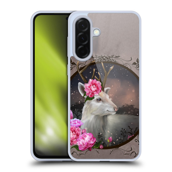 Ash Evans Animals White Deer Soft Gel Case for Samsung Galaxy A36 5G