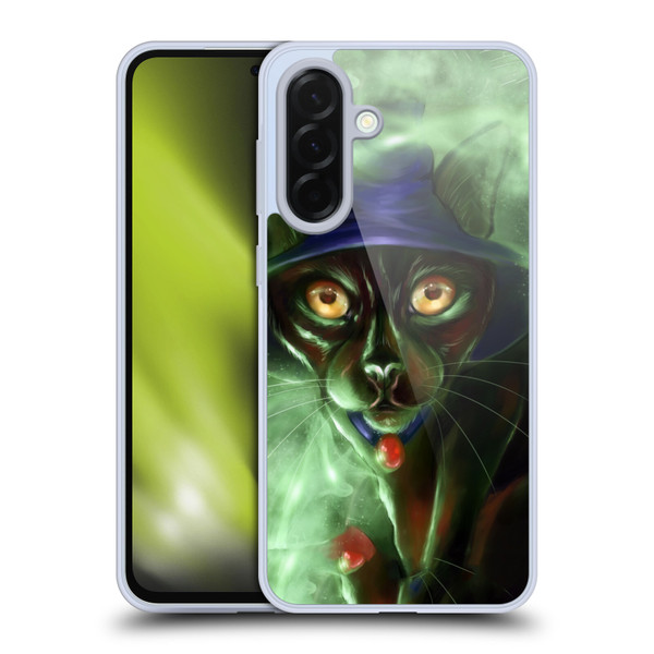 Ash Evans Black Cats Conjuring Magic Soft Gel Case for Samsung Galaxy A36 5G