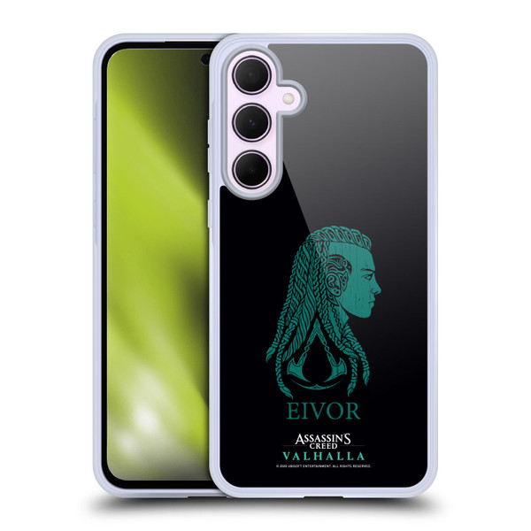 Assassin's Creed Valhalla Compositions And Patterns Eivor's Female Version Soft Gel Case for Samsung Galaxy A35 5G