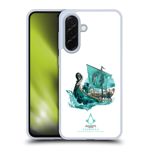 Assassin's Creed Valhalla Compositions And Patterns Eivor's Drakkar Soft Gel Case for Samsung Galaxy A36 5G